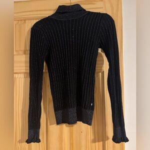 Scotch & Soda Black and Silver Knit Sweater